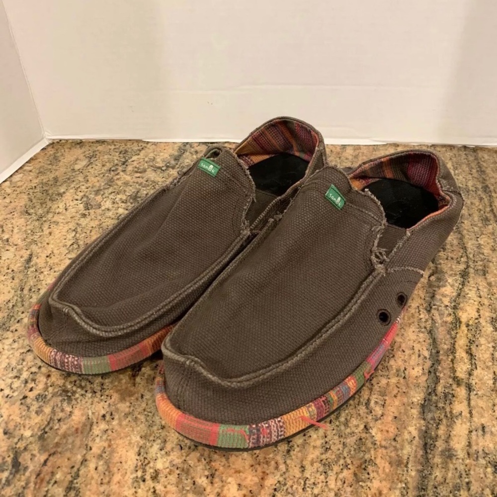 Sanuk Rasta Sidewalk Surfer Loafers Mens Size 12